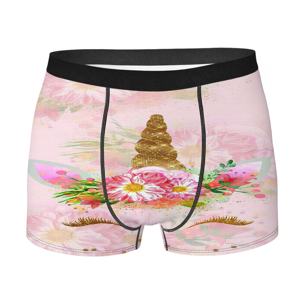Wild Flowers Galaxy Men's Boxer Briefs