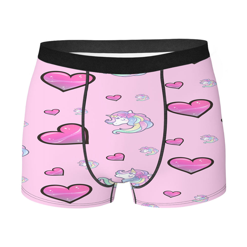 Winter Magic Stained Glass Men's Boxer Briefs