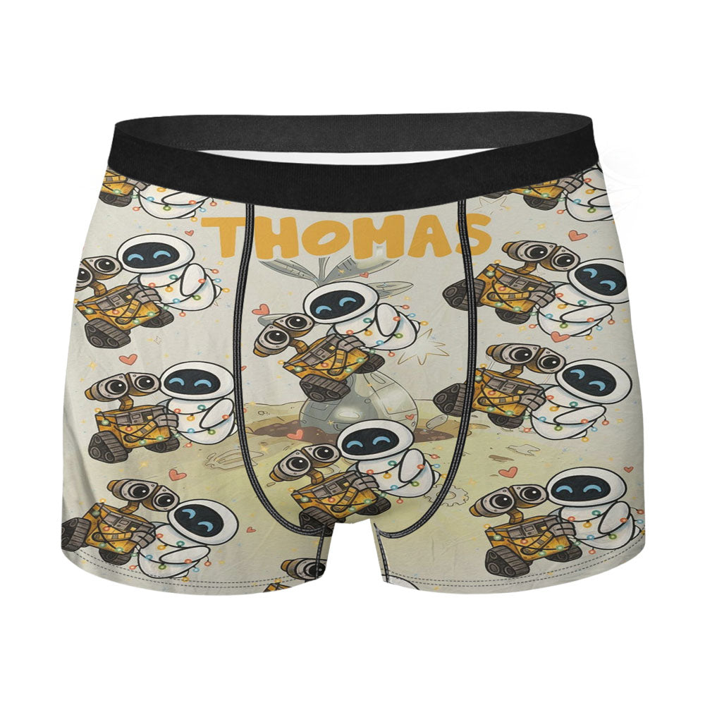 Wall-E And Eve Men's Boxer Briefs