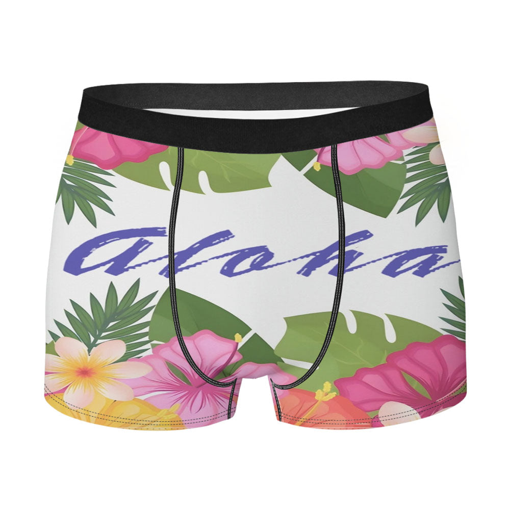 Aloha And Hawaiian Tropical Men's Boxer Briefs