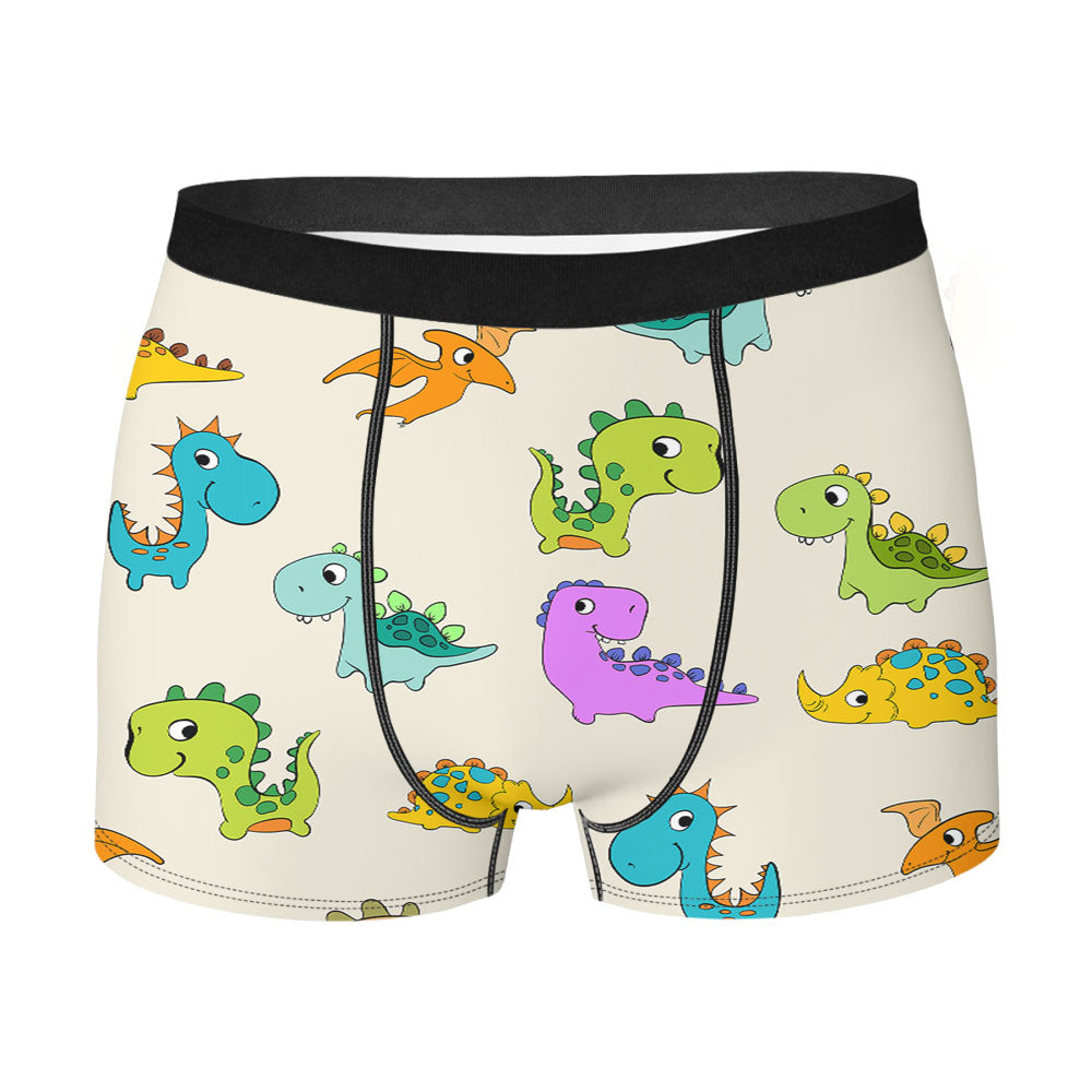 Animal Dino Pattern 1 Men's Boxer Briefs