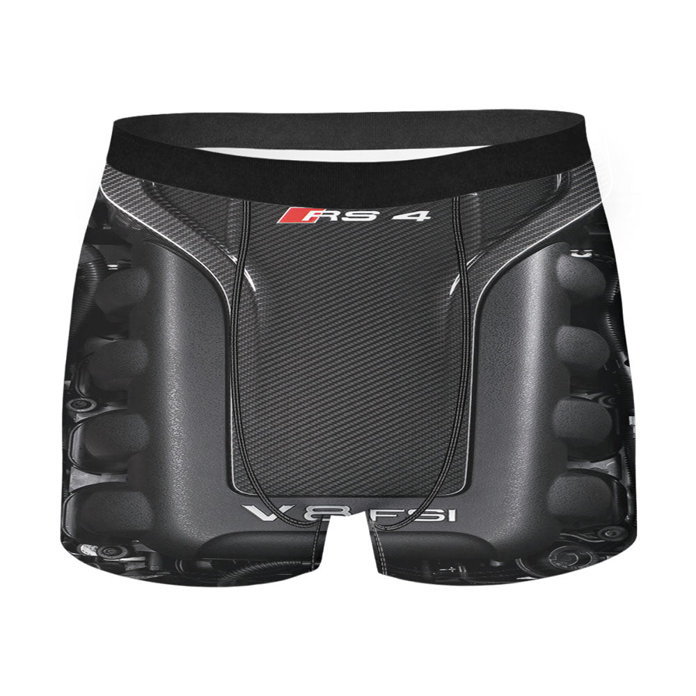 Audi F8 Engine Rs 4 Wallpapers Men's Boxer Briefs