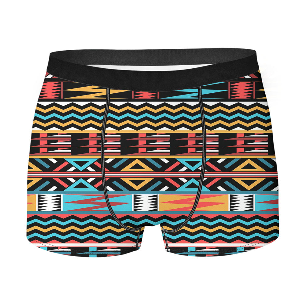 Aztec Pattern Men's Boxer Briefs