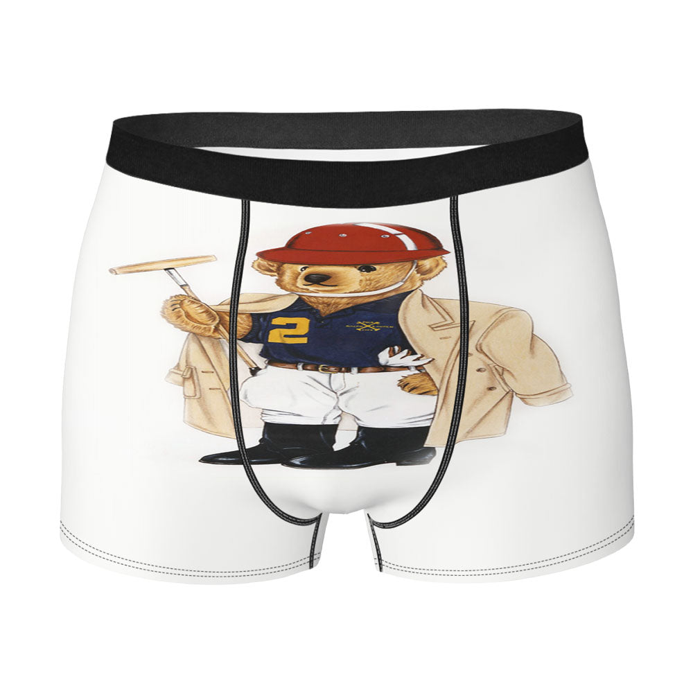 Baseball Ralp Polo Bear Men's Boxer Briefs