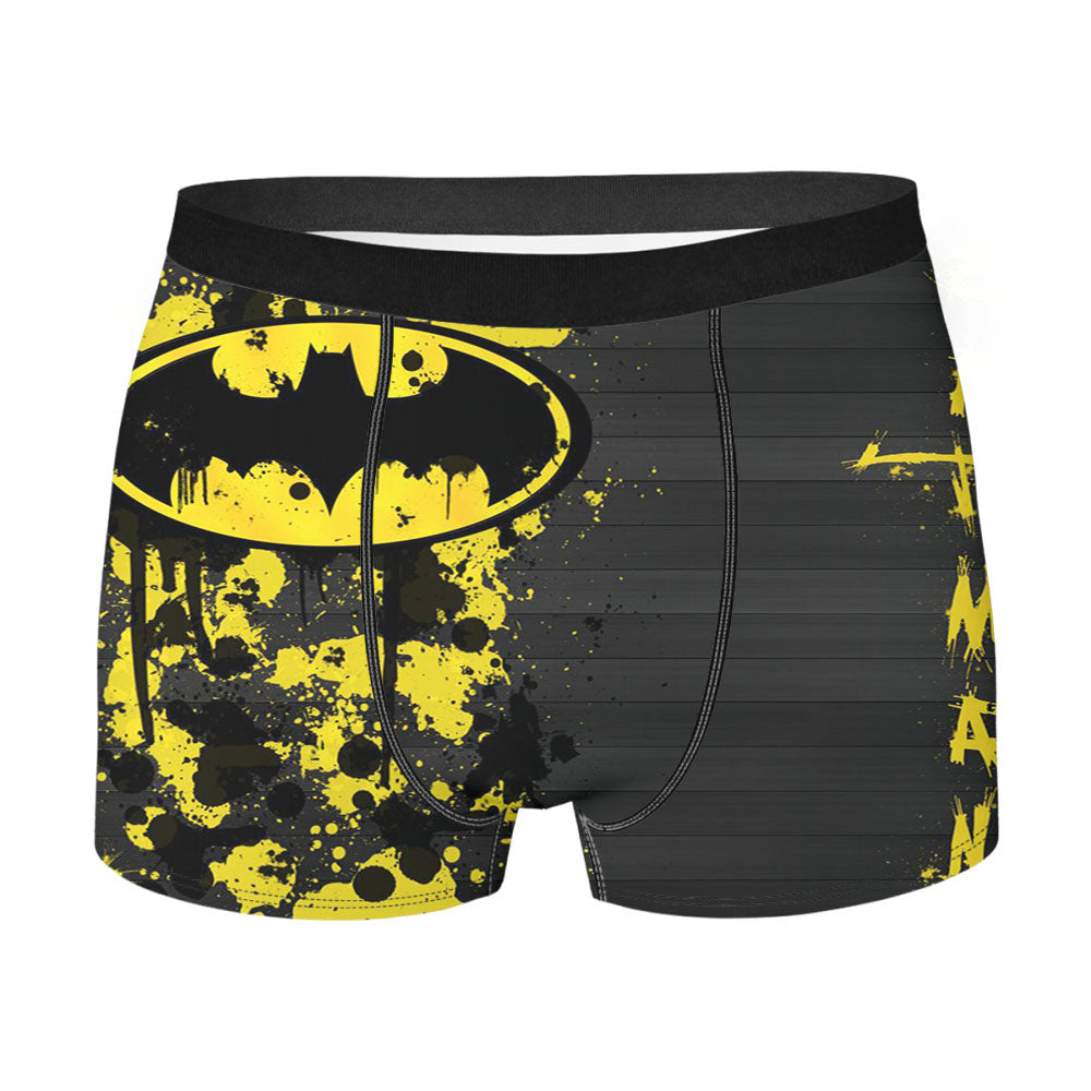 Batman Yellow Splash Men's Boxer Briefs