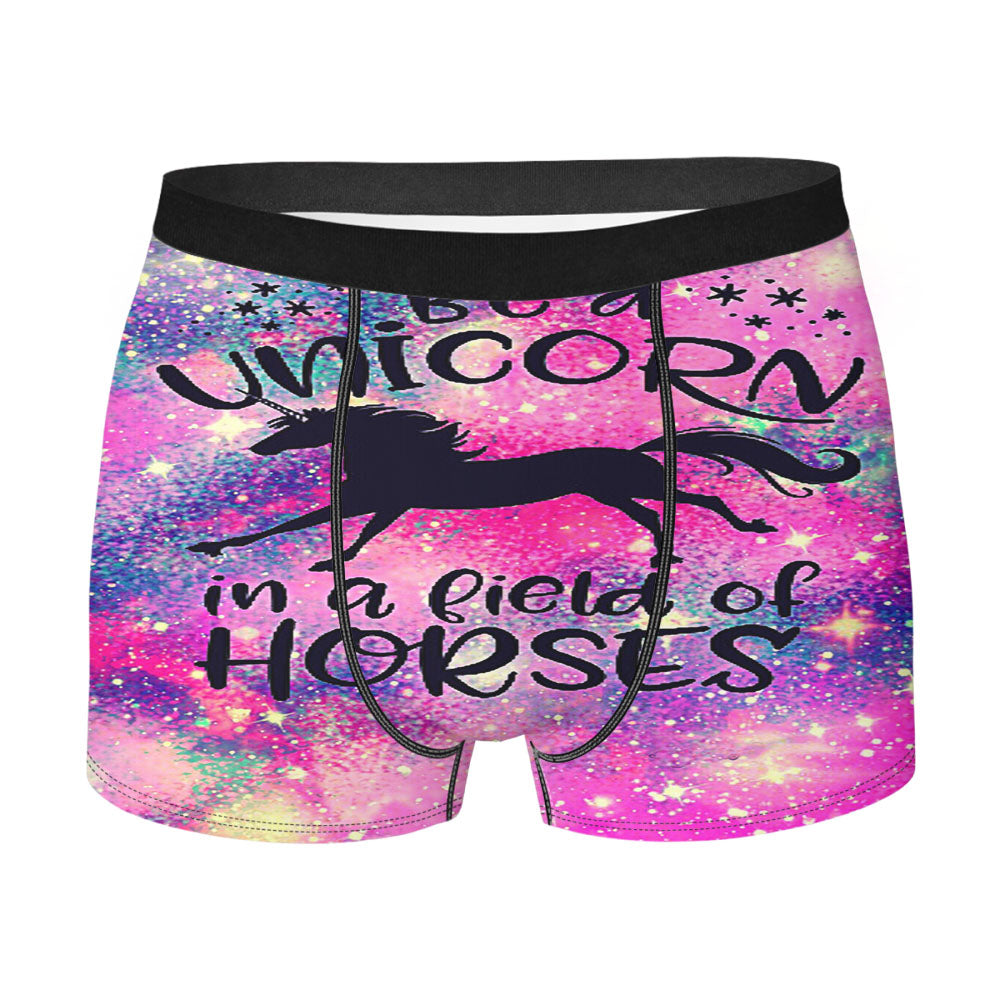 Be A Unicorn Men's Boxer Briefs