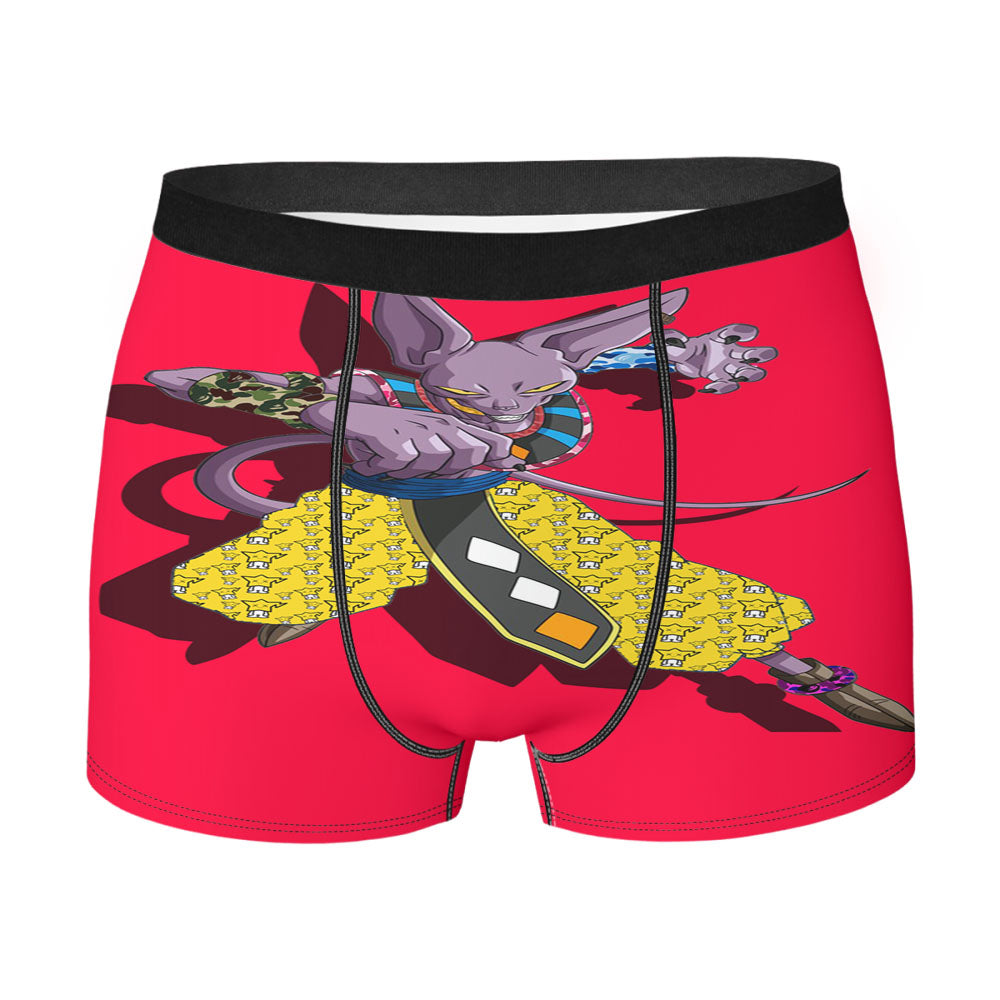 Beerus X Pattern Bape Custome Men's Boxer Briefs