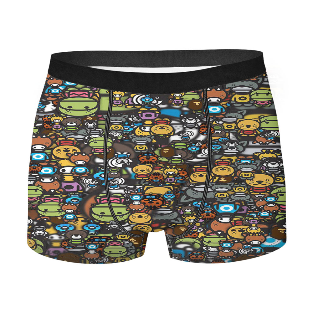 Best Bape Milo Pattern Men's Boxer Briefs