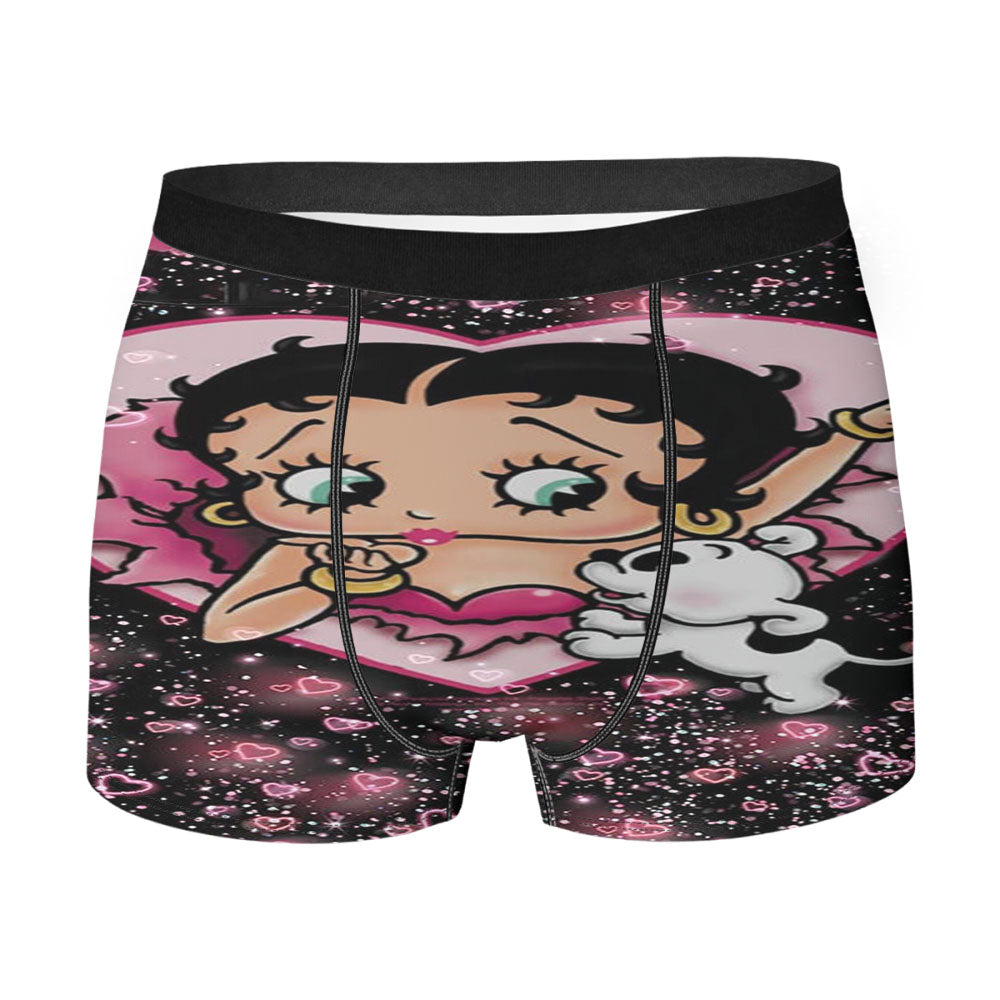 Betty Boop Cut Love Men's Boxer Briefs