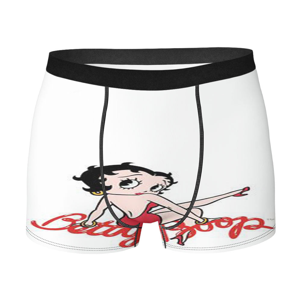 Betty Boop Sexy Red Dress Men's Boxer Briefs