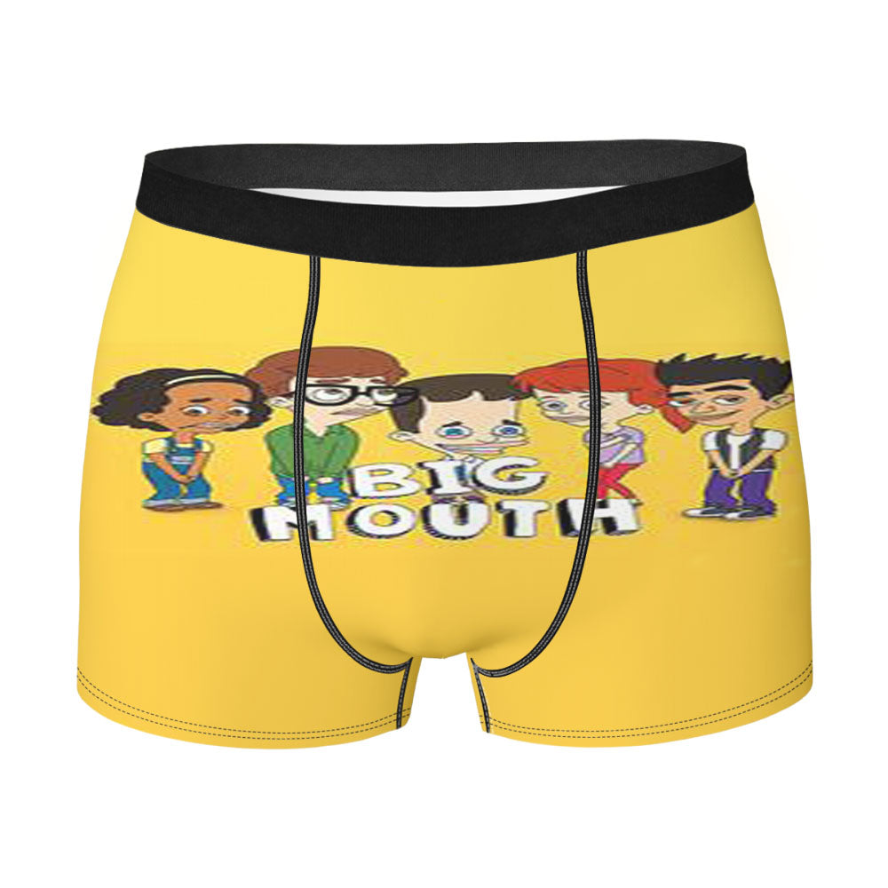 Big Mouth Cartoon Series Men's Boxer Briefs