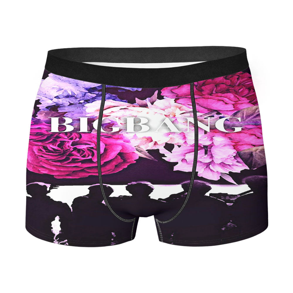 Bigbang Flower Road Purple Men's Boxer Briefs
