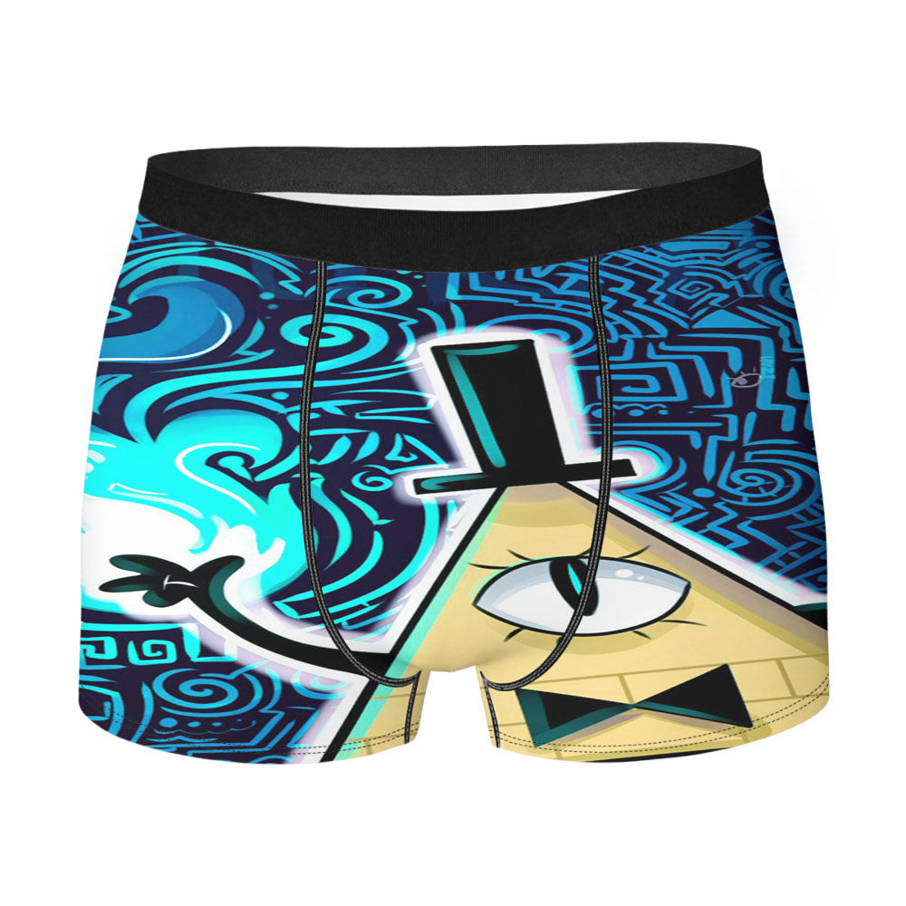 Bill Cipher Art Gravity Falls Men's Boxer Briefs