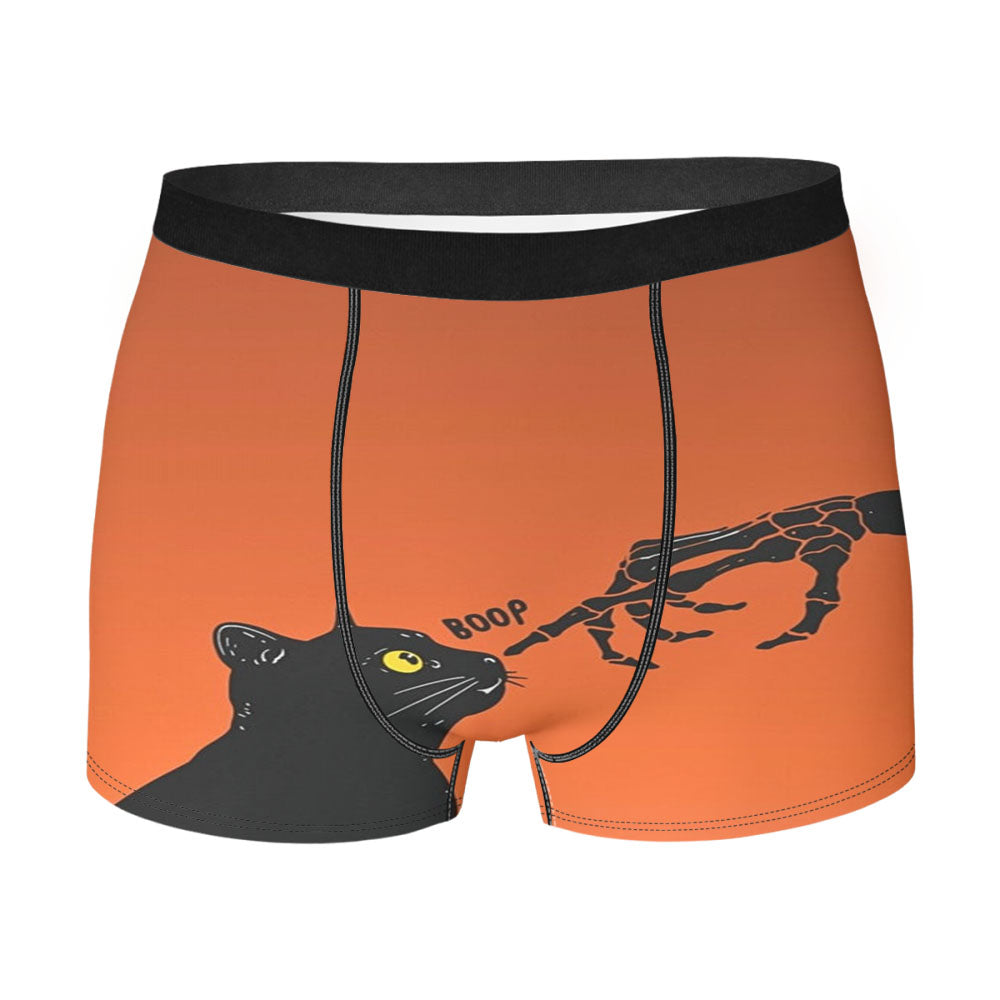 Black Cat Men's Boxer Briefs