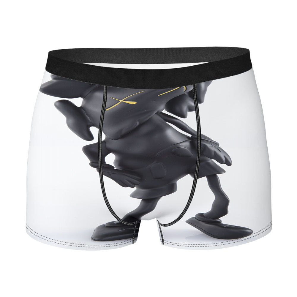 Black Kaws Wallpaper Men's Boxer Briefs