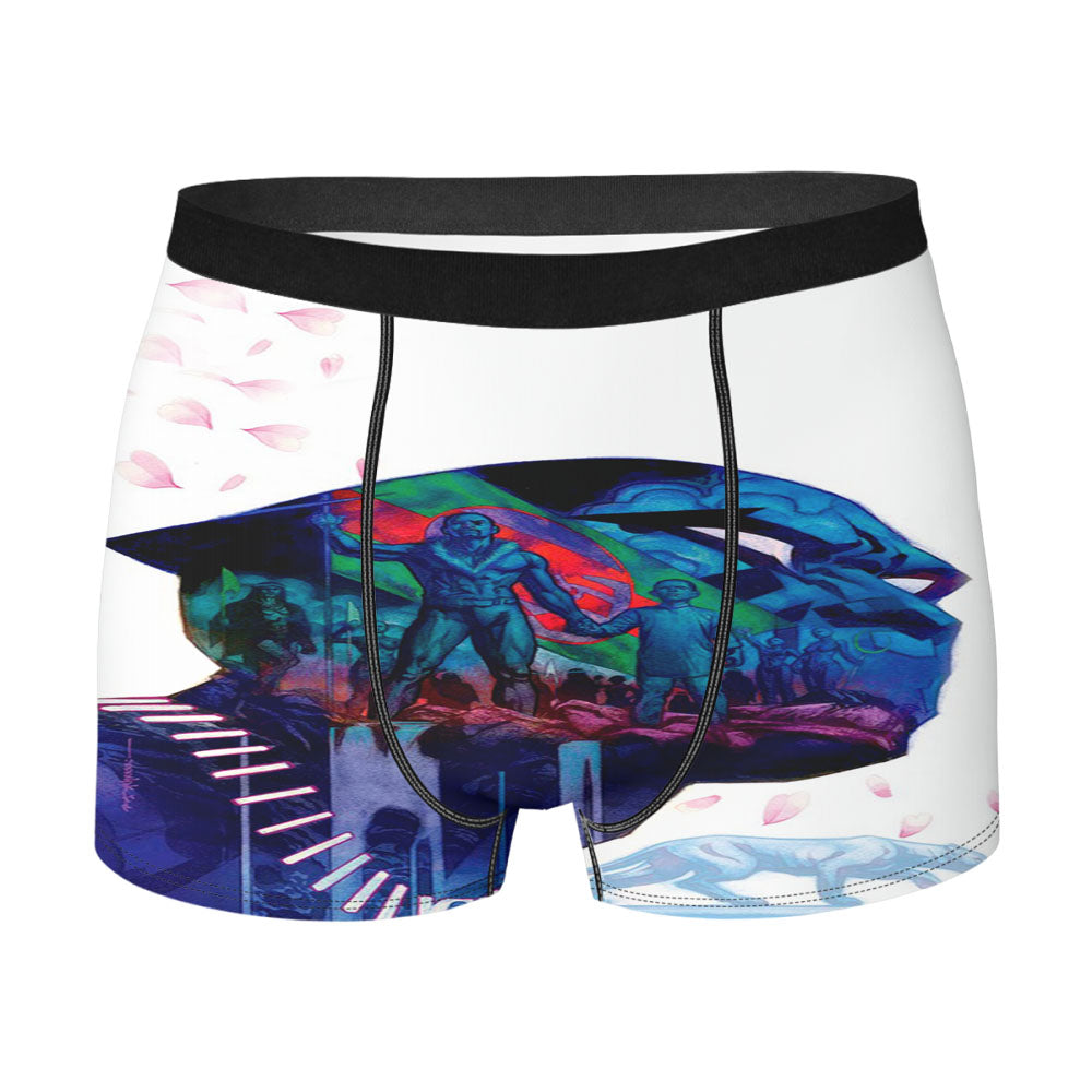Black Panther Art Flower Men's Boxer Briefs