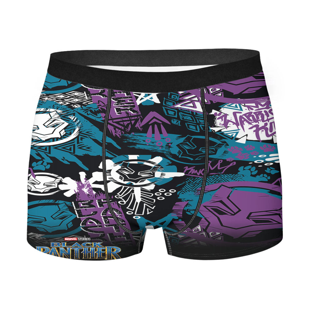 Black Panther Background Men's Boxer Briefs