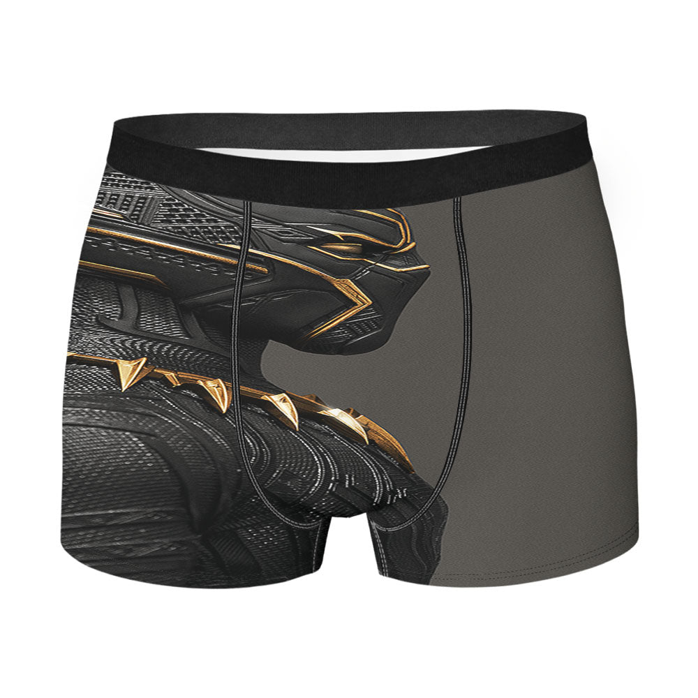Black Panther Black Gold Custom Men's Boxer Briefs