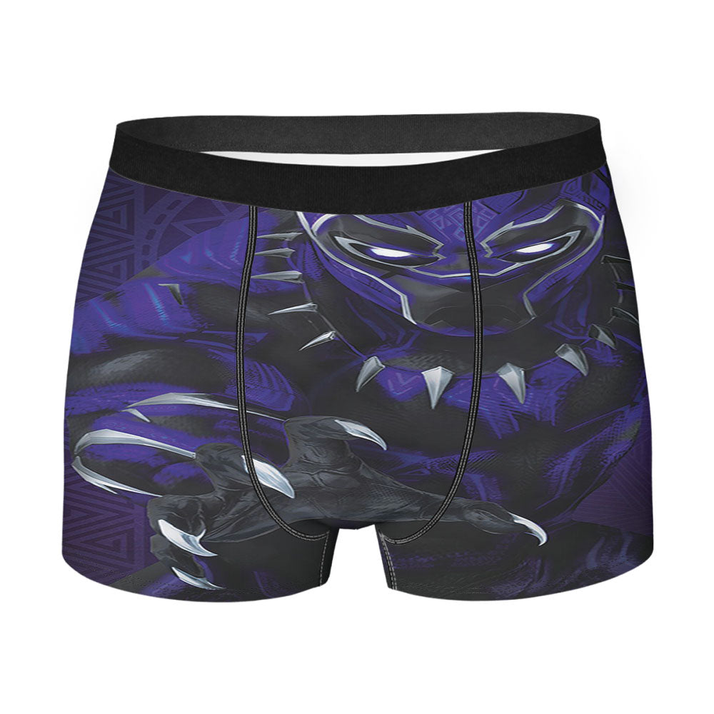 Black Panther Glow Men's Boxer Briefs