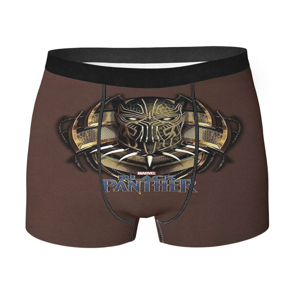 Black Panther Golden Jaguar Men's Boxer Briefs