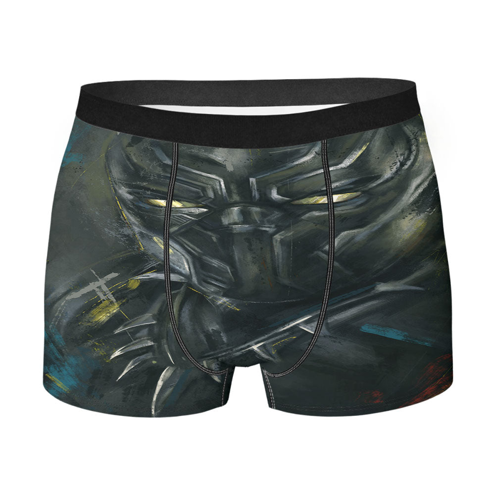 Black Panther Illustration Men's Boxer Briefs