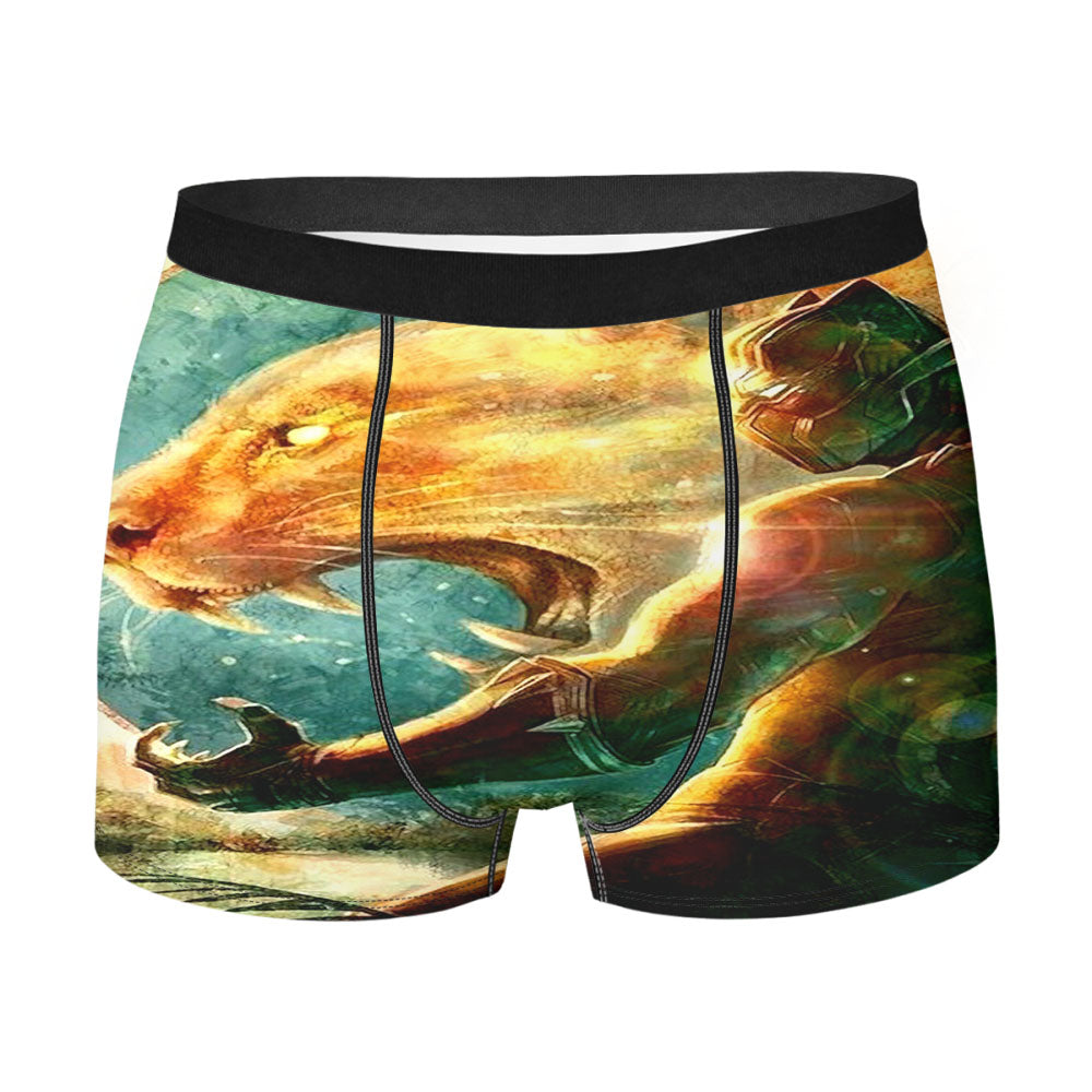 Black Panther Marvel Painting Men's Boxer Briefs