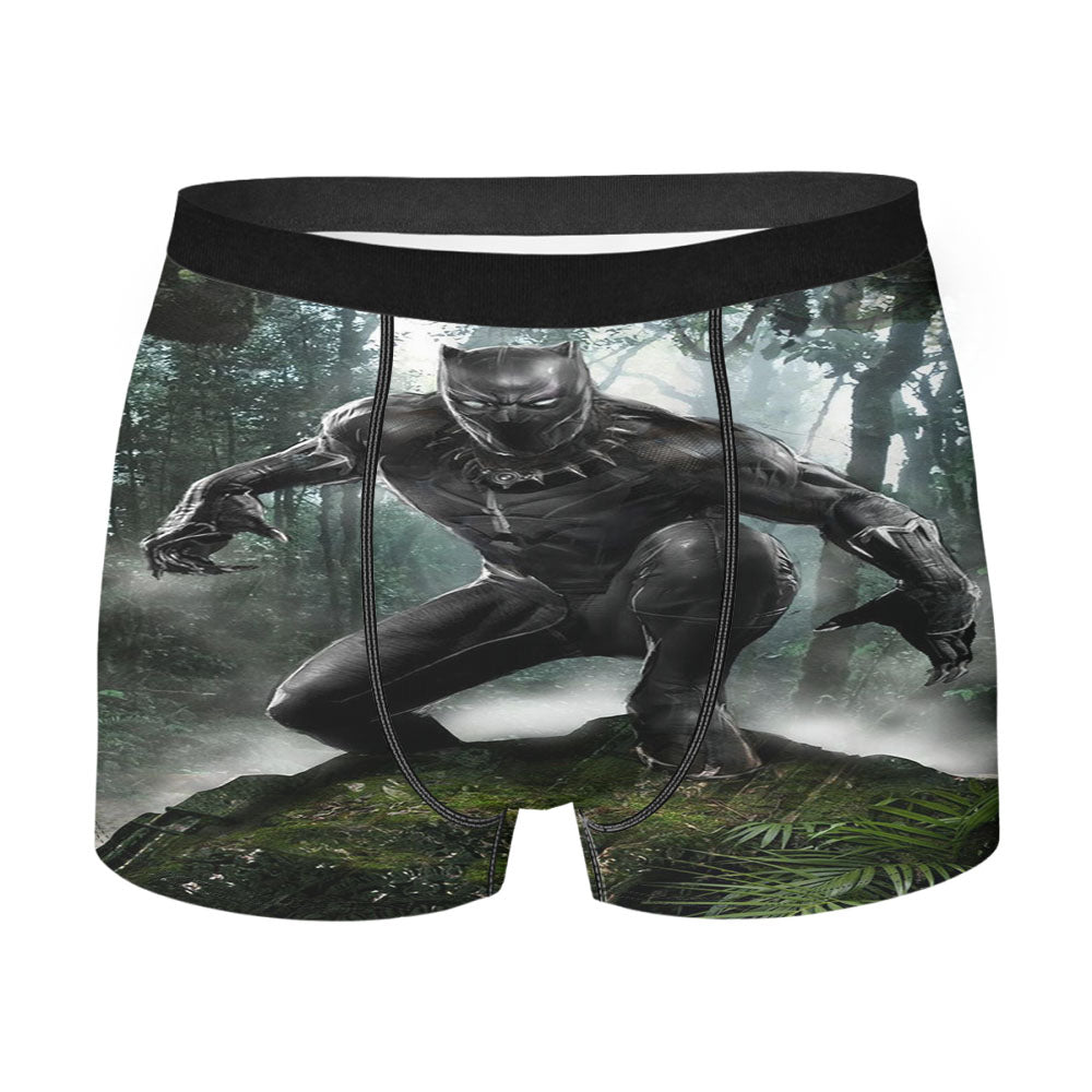 Black Panther Ready To Fight Men's Boxer Briefs