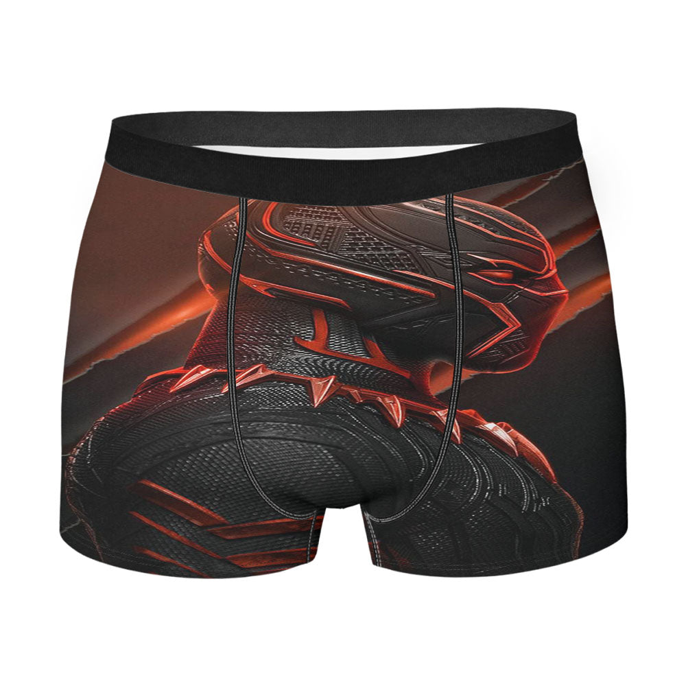 Black Panther Red Mask Poster Men's Boxer Briefs