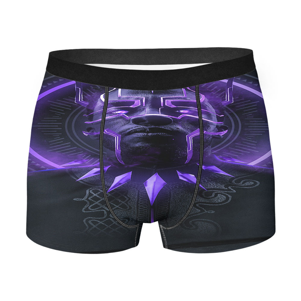Black Panther The King Tchalla Purple Men's Boxer Briefs