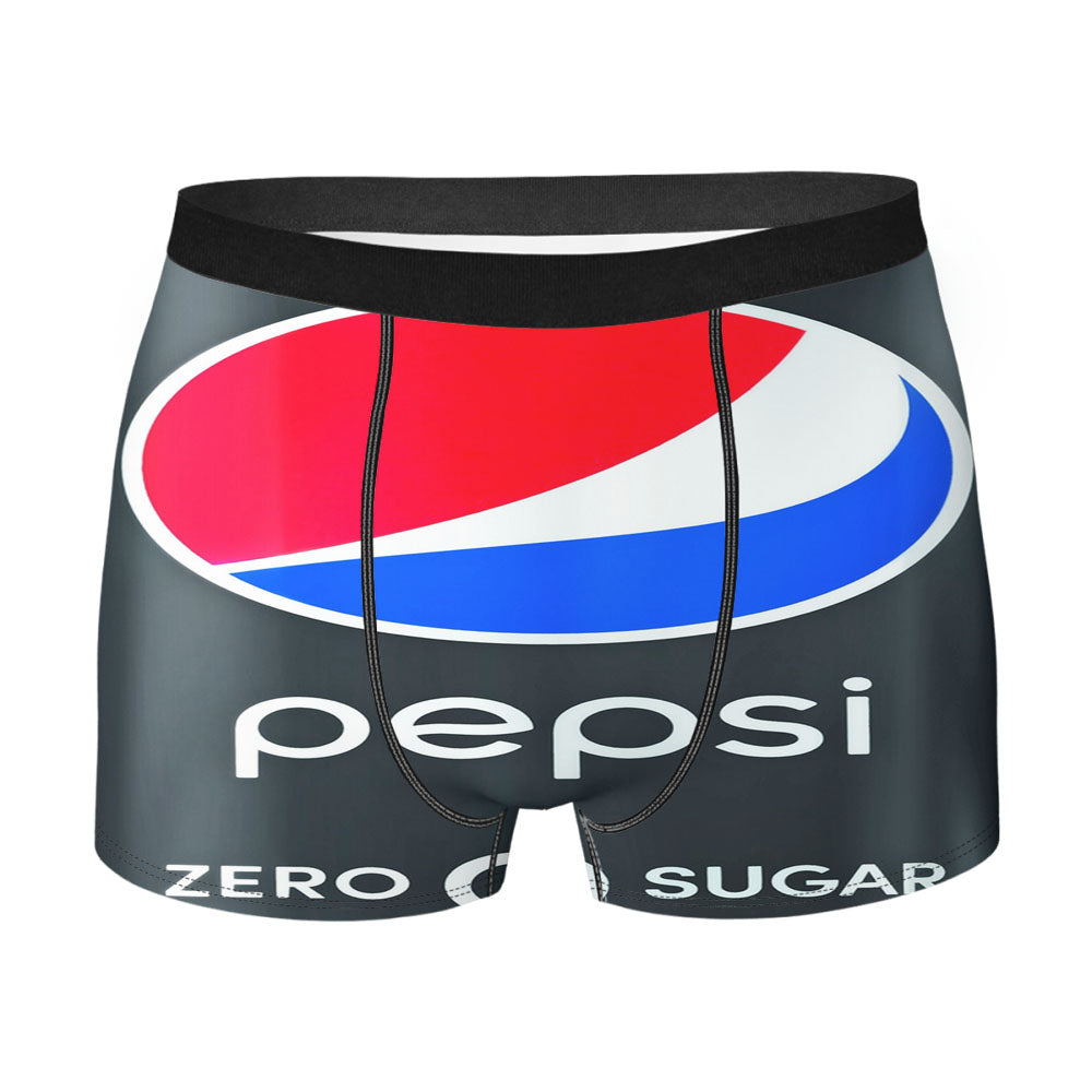 Black Pepsi Can Zero Sugar Max Taste Men's Boxer Briefs