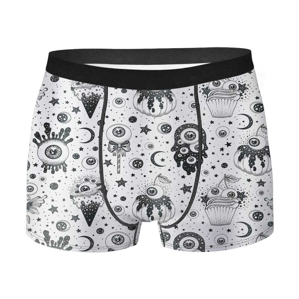 Black Skull Men's Boxer Briefs