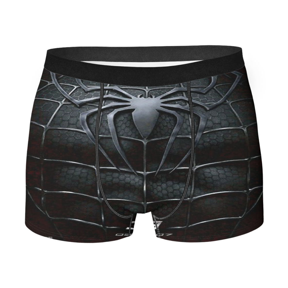 Black Spiderman Men's Boxer Briefs