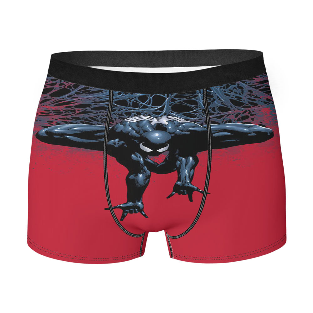 Black Spiderman Comic Art Men's Boxer Briefs