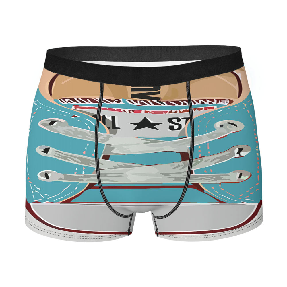 Blue Converse Men's Boxer Briefs