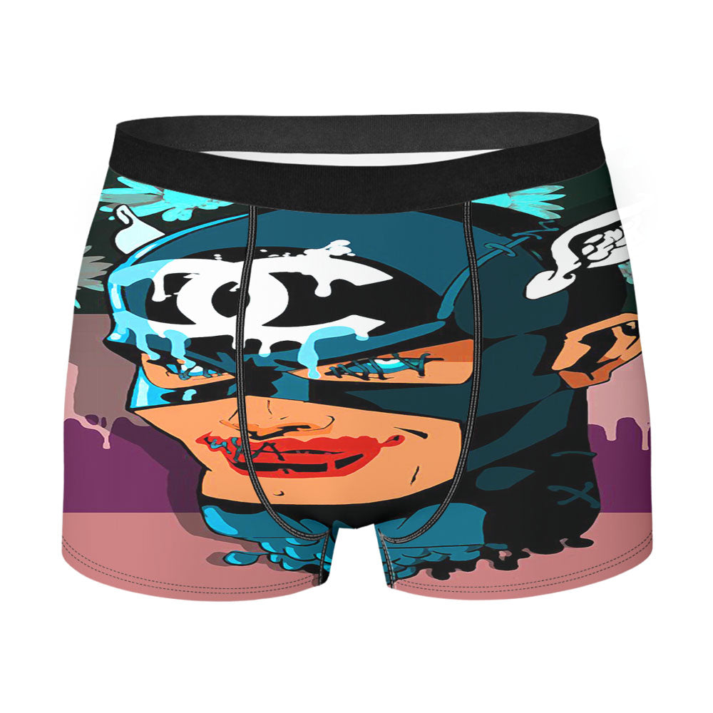 Blue Flash Voodoo Doll Men's Boxer Briefs