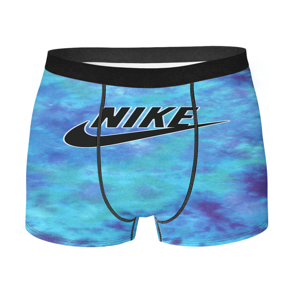 Blue Nike Tie Dye Men's Boxer Briefs