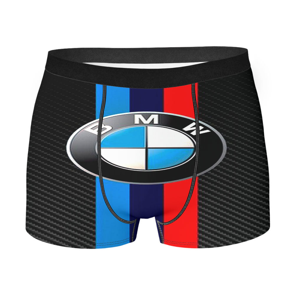 Bmw Logo 3 Stripe Men's Boxer Briefs