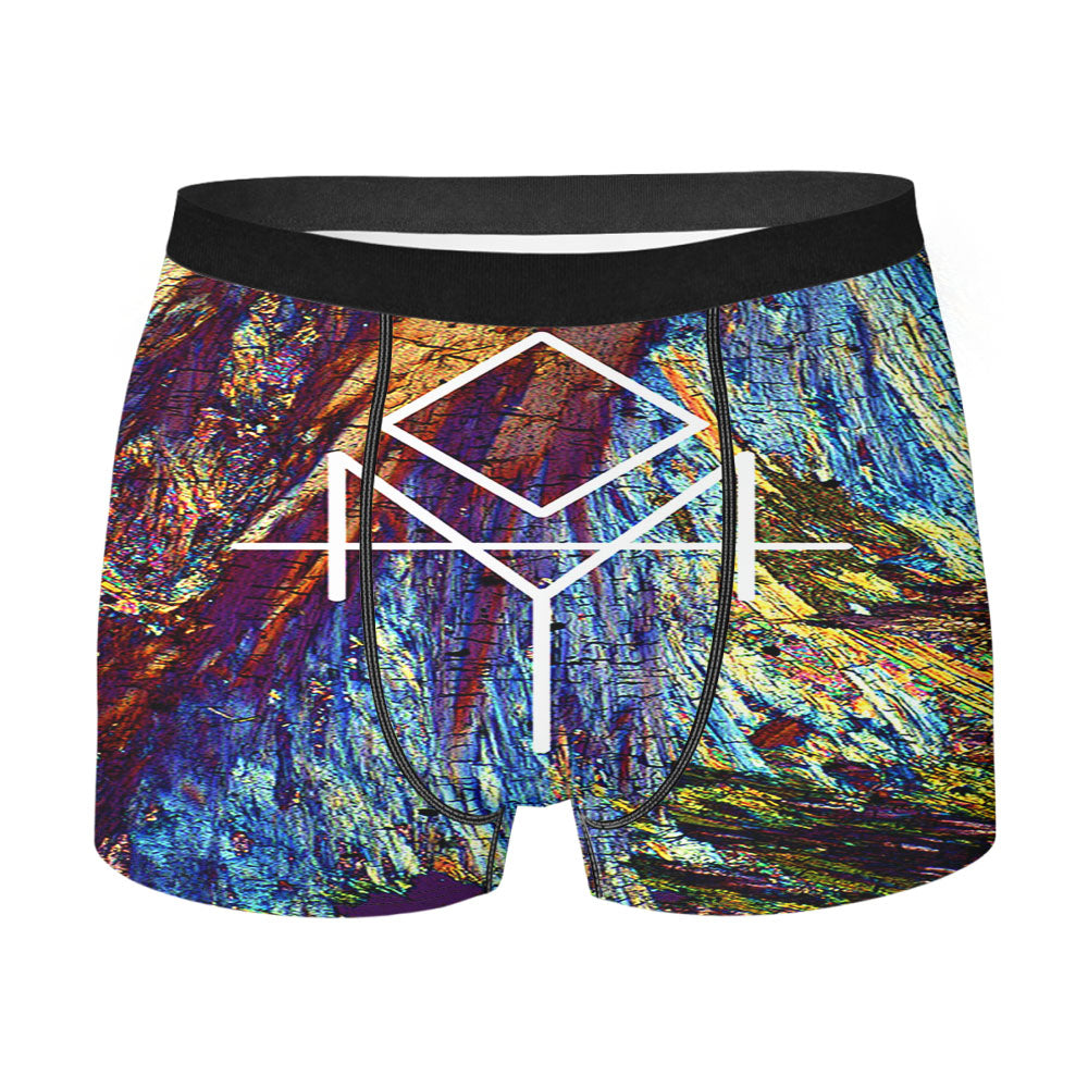 Bohemian Rusted Wood Men's Boxer Briefs