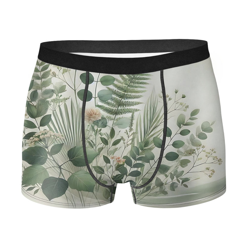 Botanical Fern Men's Boxer Briefs