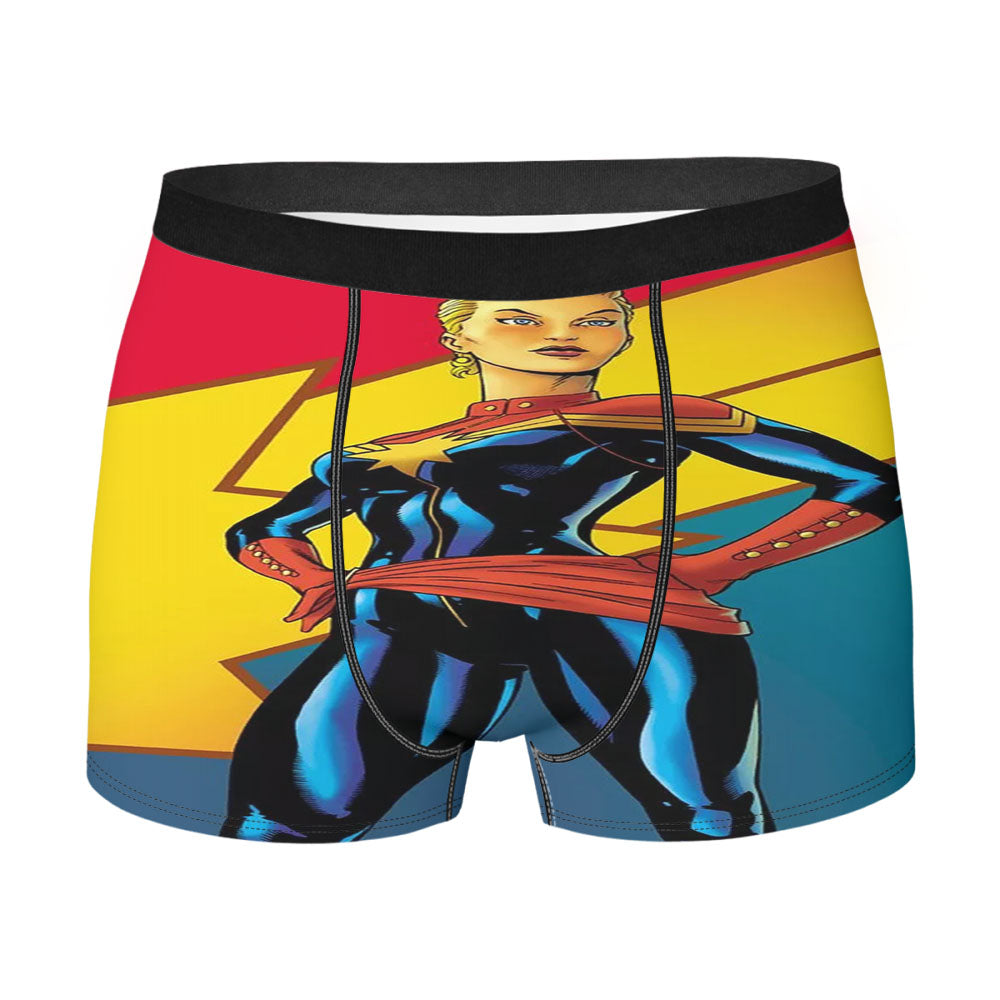 Brie Larsons Captain Marvel Men's Boxer Briefs