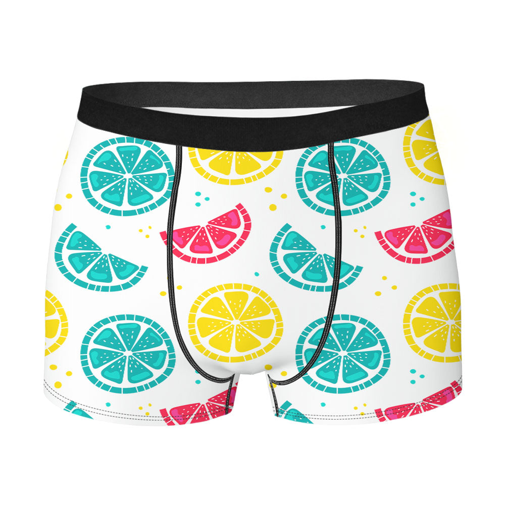 Bright Summer Patterns 02 Men's Boxer Briefs