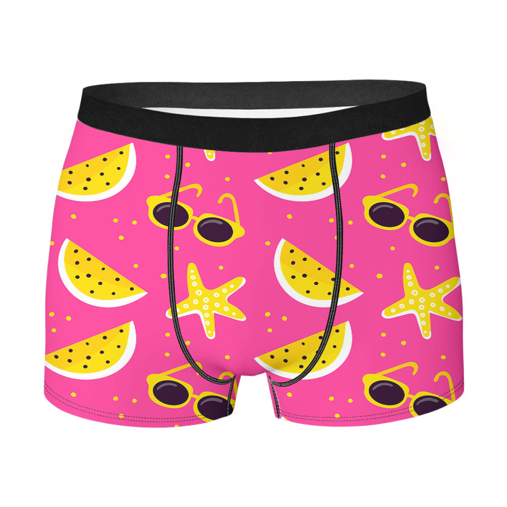 Bright Summer Patterns 09 Men's Boxer Briefs
