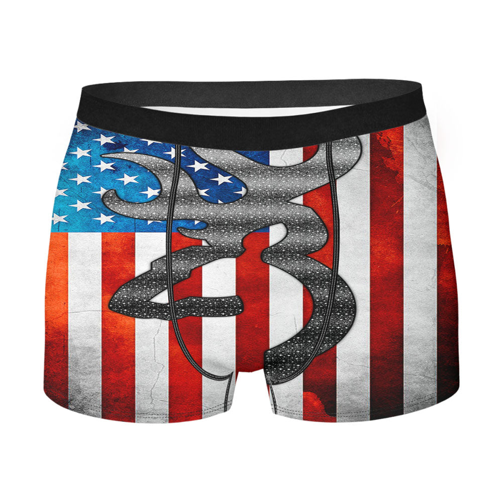 Browning American Flag Men's Boxer Briefs