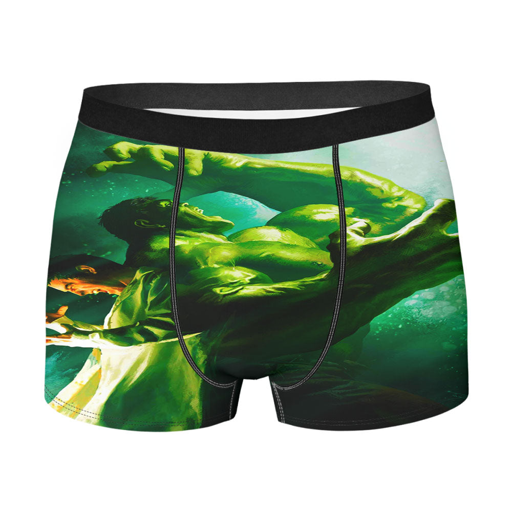Bruce Banner Hulk Transform Men's Boxer Briefs