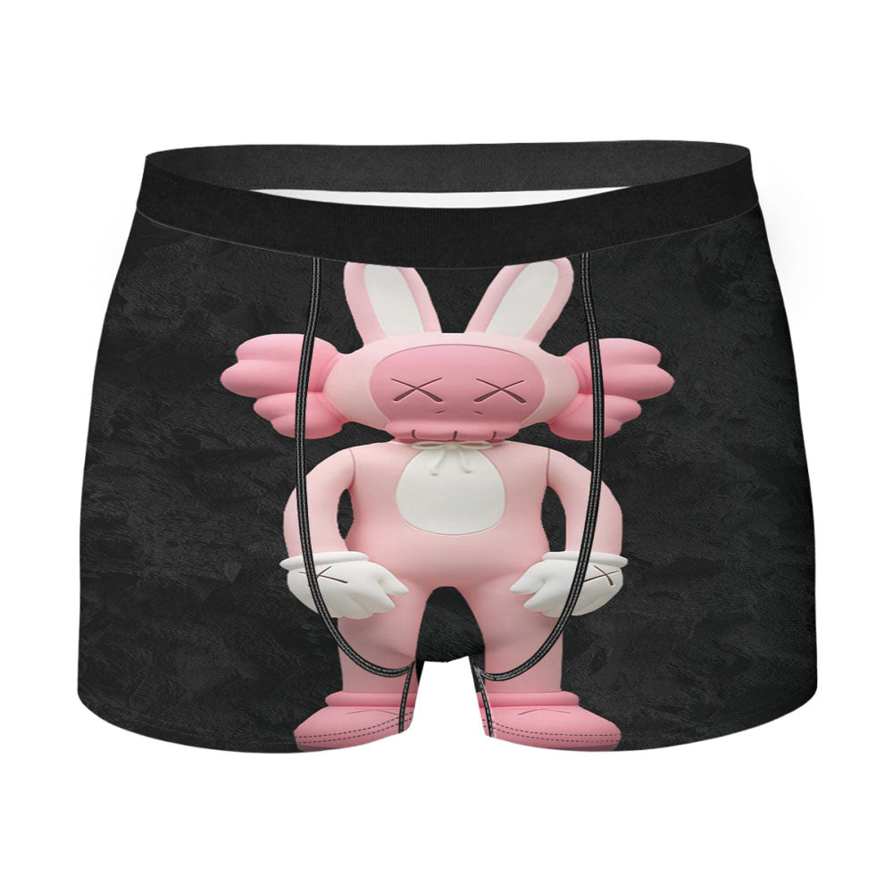 Bunny Pink Girl Figure Kaws Men's Boxer Briefs