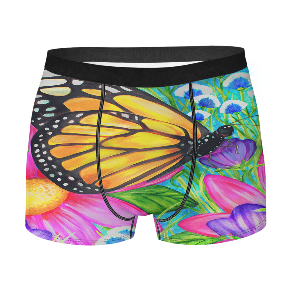 Butterfly Blooms Men's Boxer Briefs