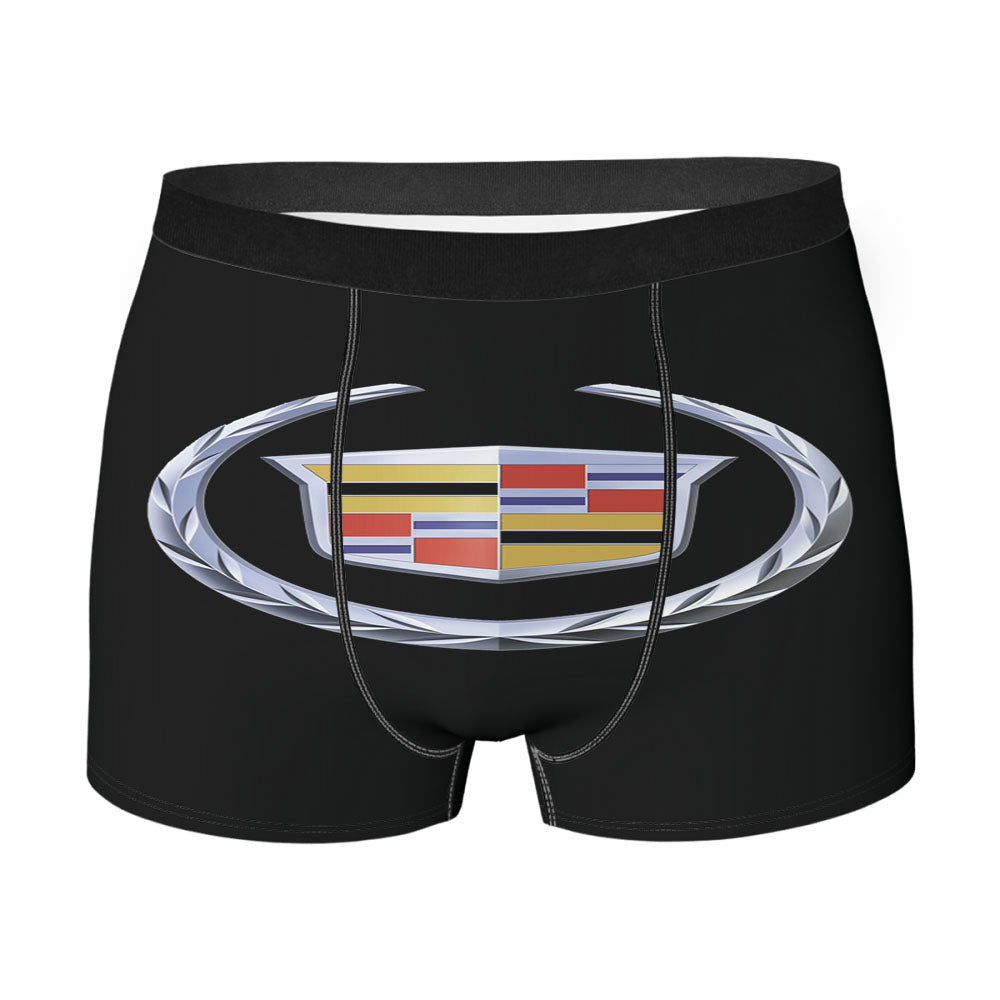 Cadillac Logo Black Men's Boxer Briefs
