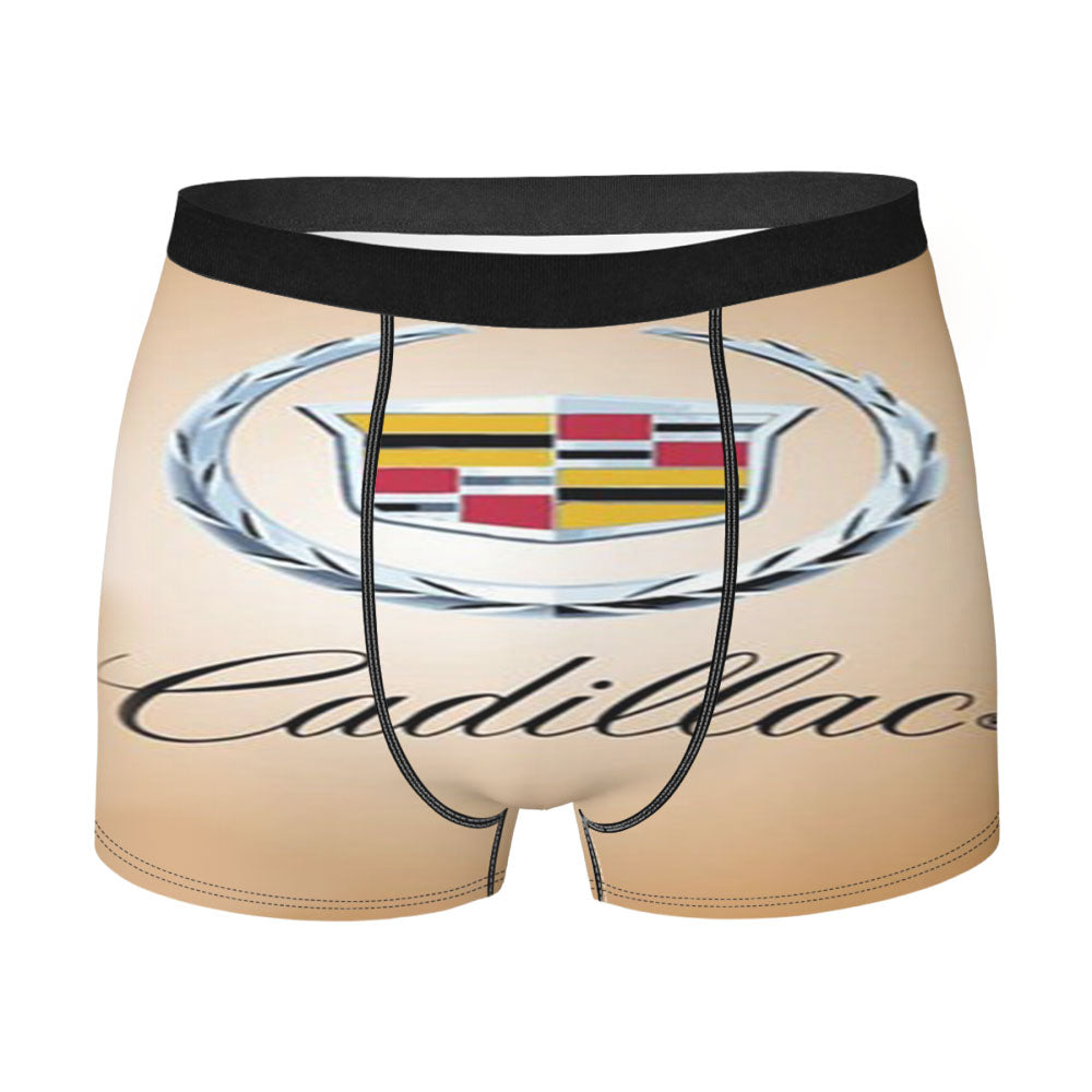Cadillac Logo Wood Men's Boxer Briefs