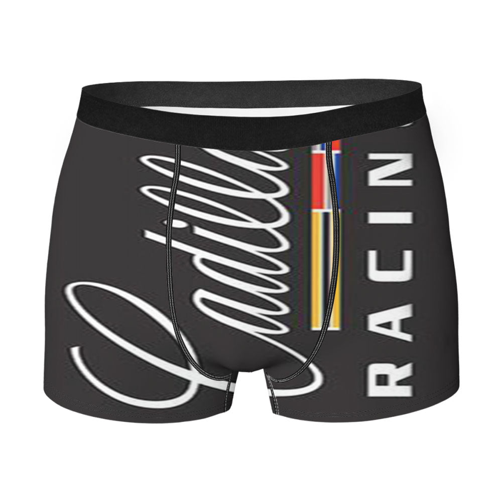 Cadillac Racing Vertical Logo Men's Boxer Briefs