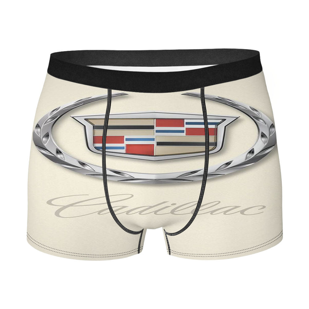 Cadillac White Wallpaper Men's Boxer Briefs